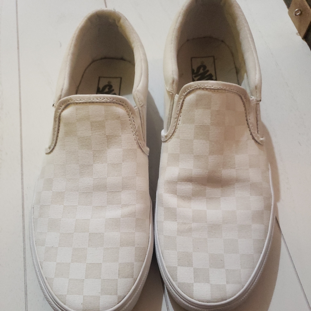 Vans Checkerboard Slip on Skate Shoes 10